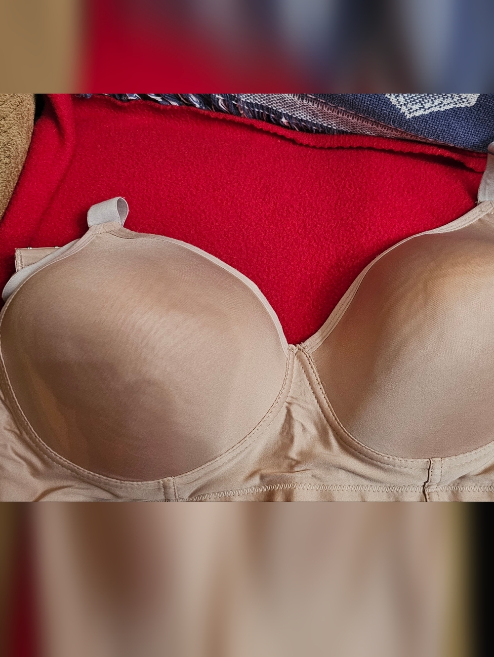 Seamless Nude Wireless Smooth Support Bra